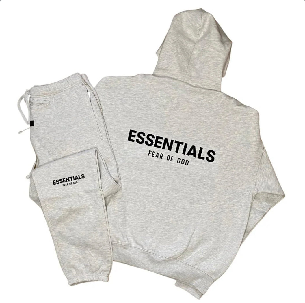 Light oatmeal essential tracksuit