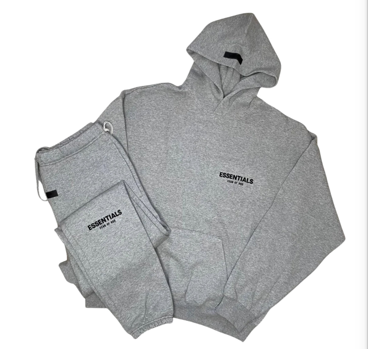 Dark oatmeal essential tracksuit