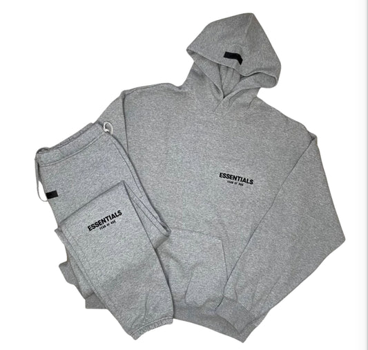 Dark oatmeal essential tracksuit