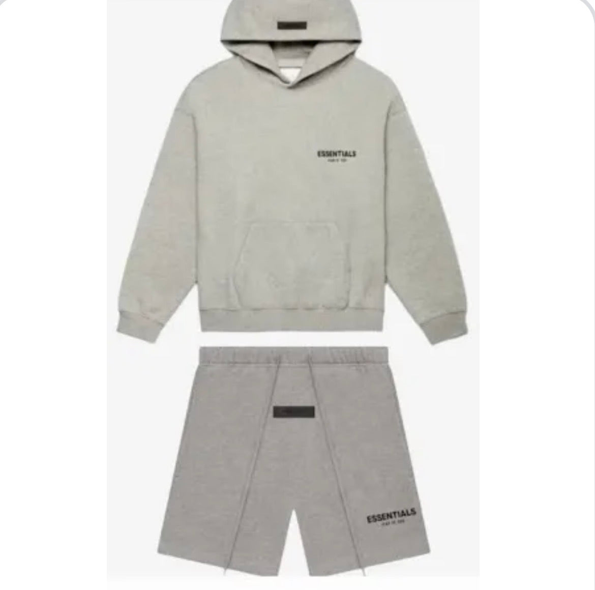 SS22 essentials shorts+Jumper (darkoatmeal)