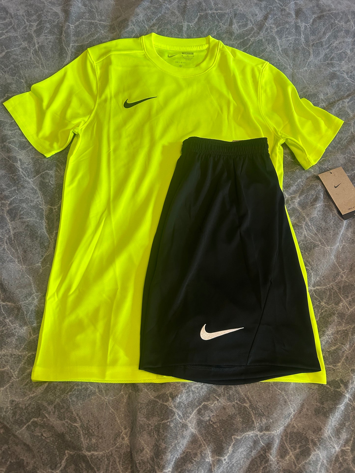 Yellow Dri-fit set