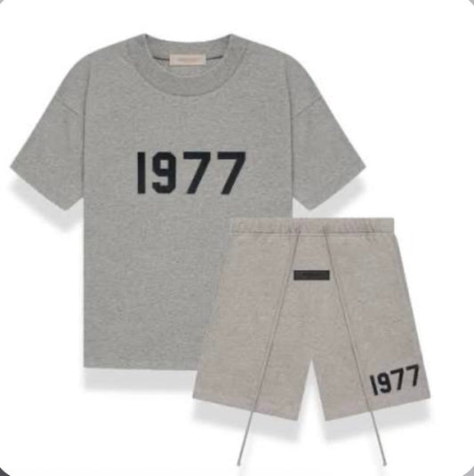 Essentials 1977 short set (grey)