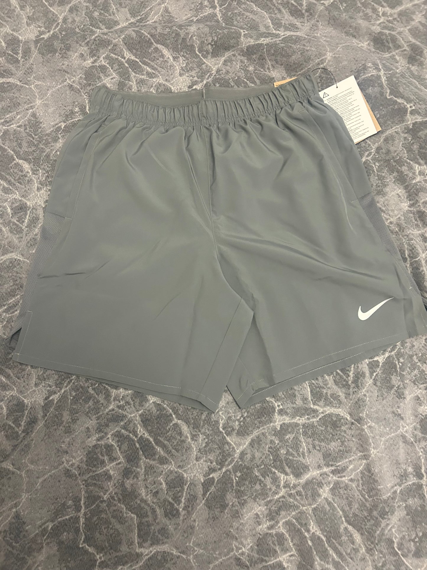 Grey repel shorts