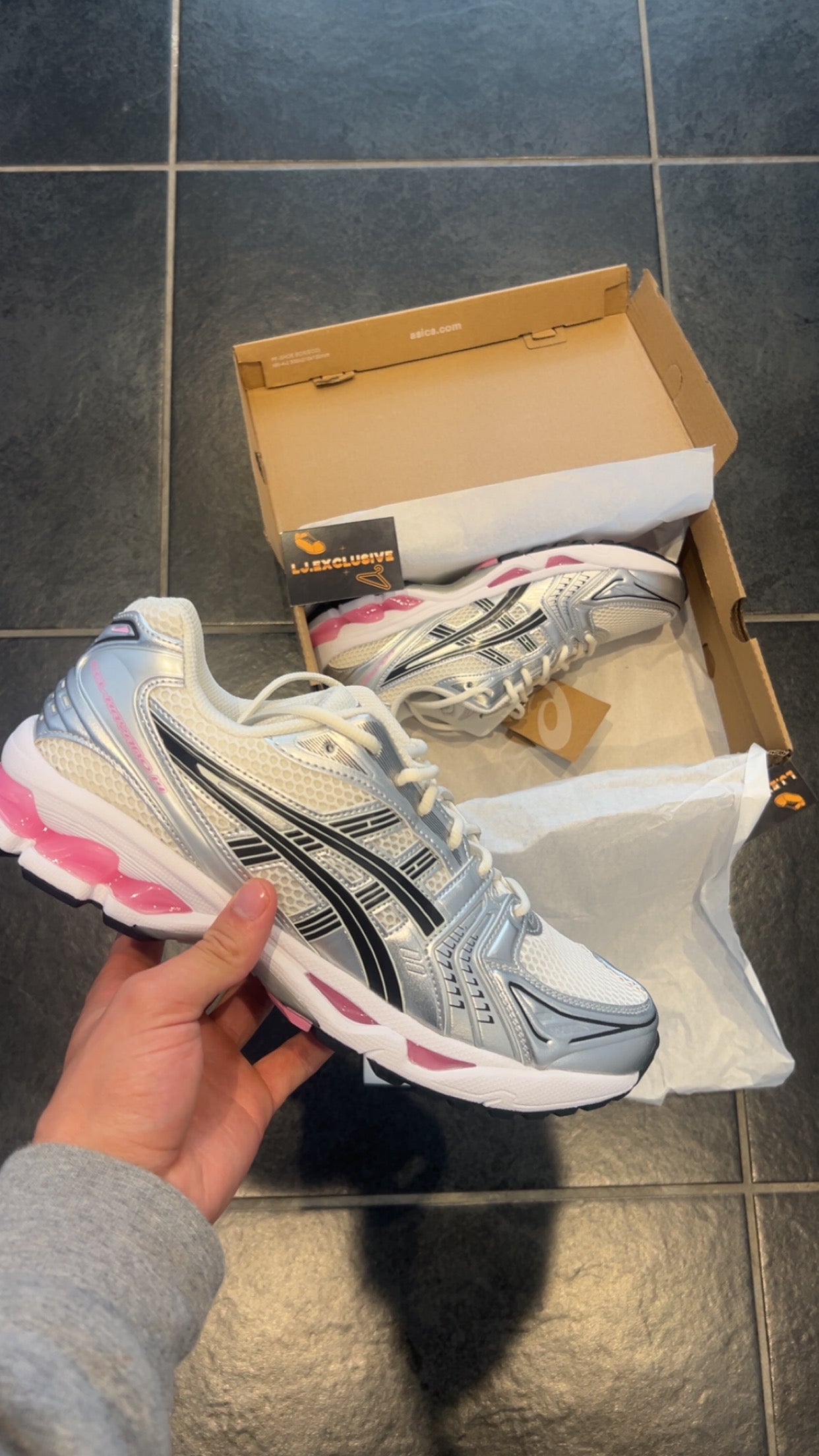 ASICS Gel Kayano 14 Cream/Sweet pink