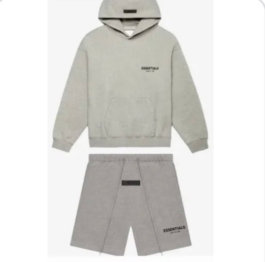 SS22 essentials shorts+Jumper (darkoatmeal)